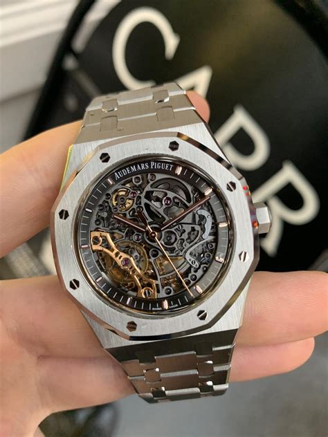 audemars piguet metal|audemars piguet skeleton royal oak.